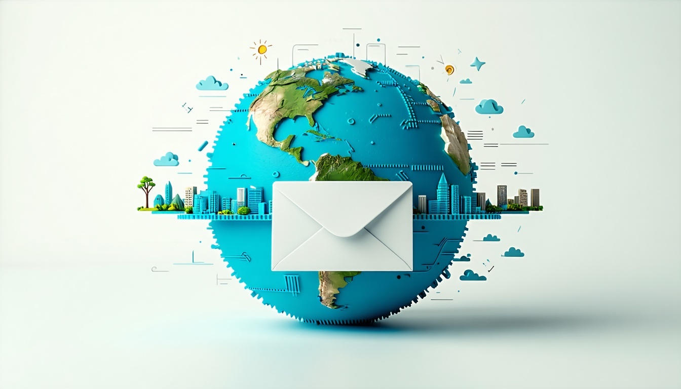 e-mail zoomen over de wereld-1